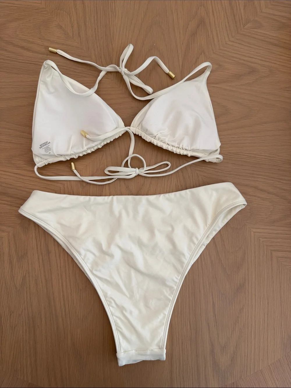 Monday Swimwear NWOT Off White Bikini